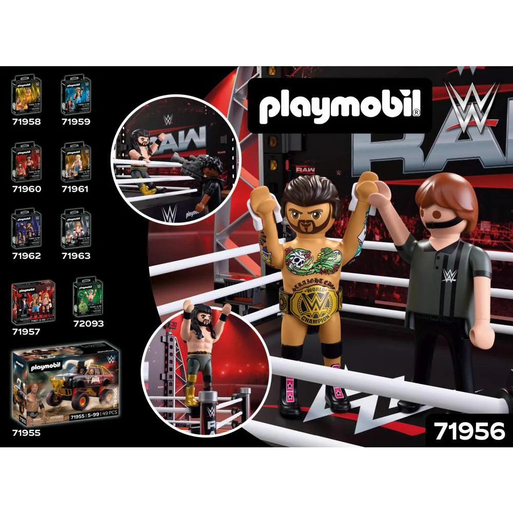 JUCARIE DE ROL ARENA DE WRESTLING - PLAYMOBIL WORLD WRESTLING ENTERTAINMENT (PM71956)