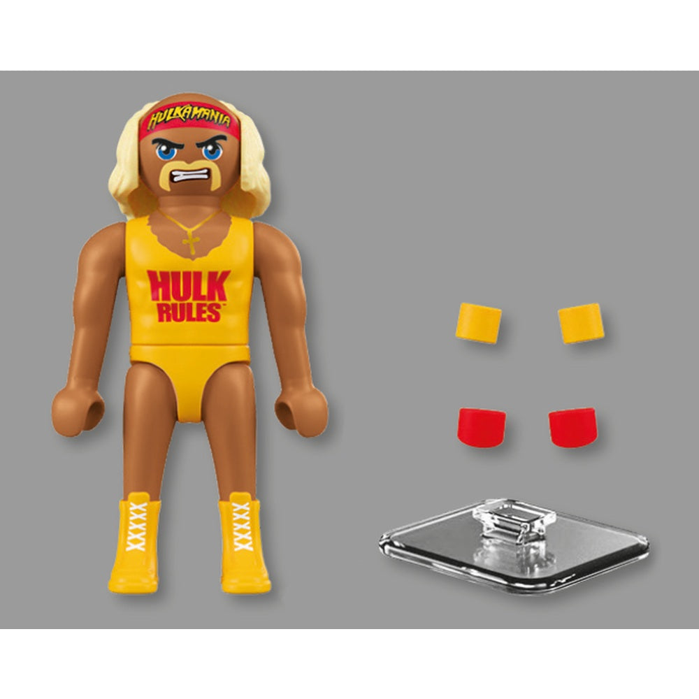 FIGURINA LUPTATOR PROFESIONIST HULK HOGAN - PLAYMOBIL WORLD WRESTLING ENTERTAINMENT (PM71958)