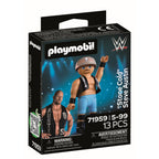 FIGURINA LUPTATOR PROFESIONIST STEVE AUSTIN - PLAYMOBIL WORLD WRESTLING ENTERTAINMENT (PM71959)