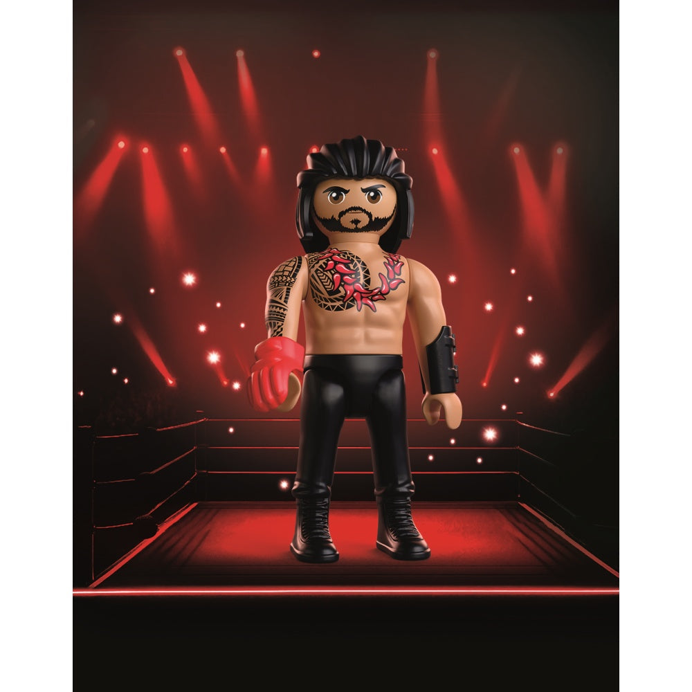 FIGURINA LUPTATOR PROFESIONIST ROMAN REIGNS - PLAYMOBIL WORLD WRESTLING ENTERTAINMENT (PM71960)