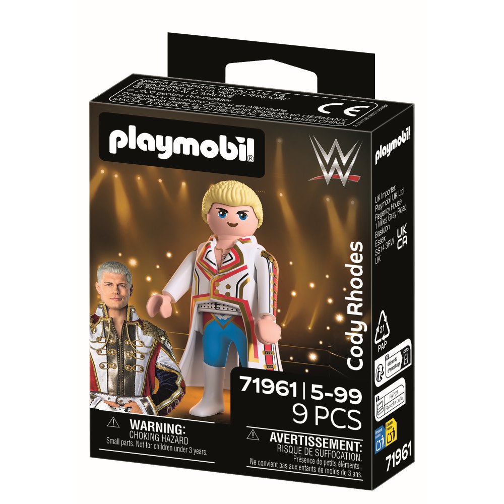 FIGURINA LUPTATOR PROFESIONIST CODY RHODES - PLAYMOBIL WORLD WRESTLING ENTERTAINMENT (PM71961)