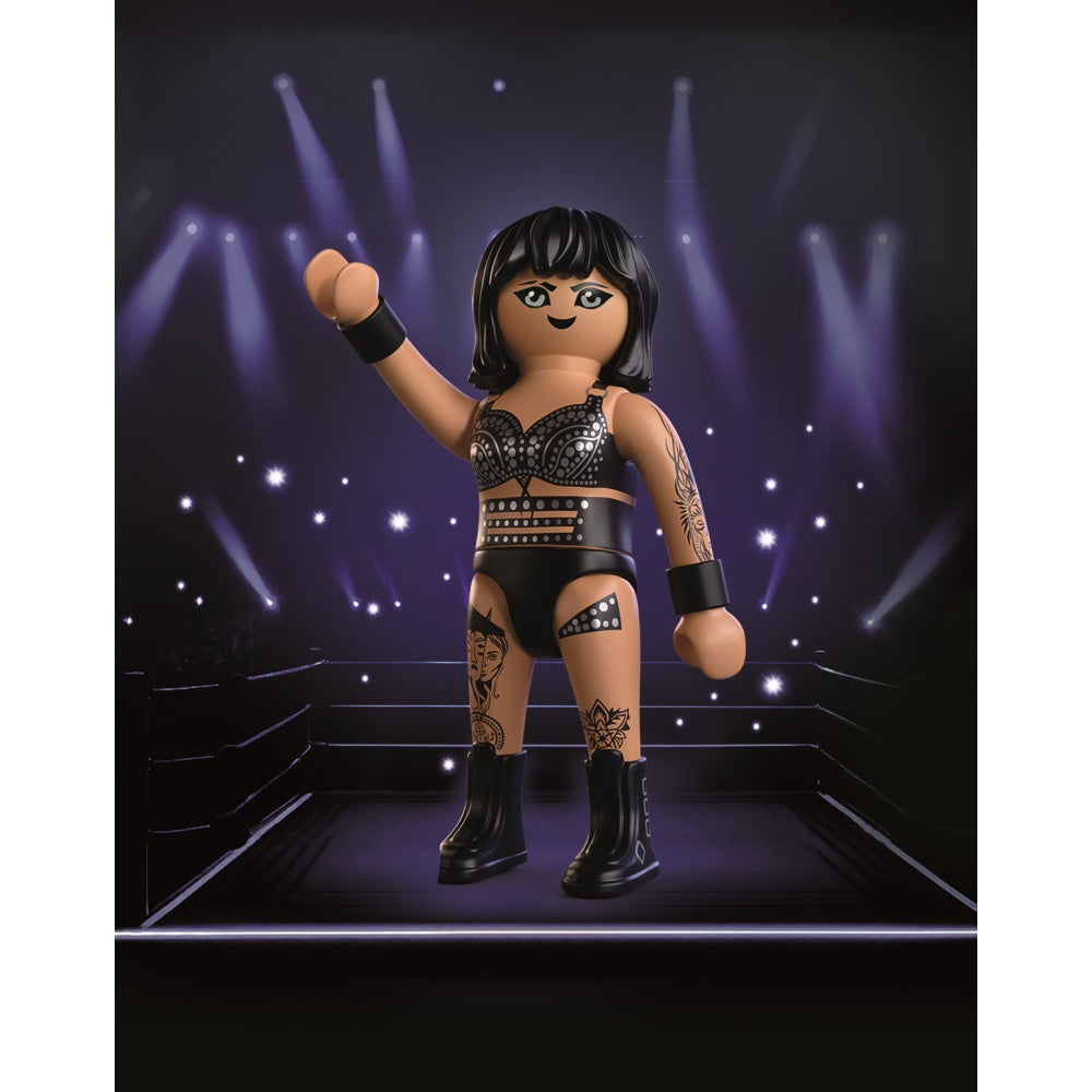 FIGURINA LUPTATOARE PROFESIONISTA RHEA RIPLEY - PLAYMOBIL WORLD WRESTLING ENTERTAINMENT (PM71962)
