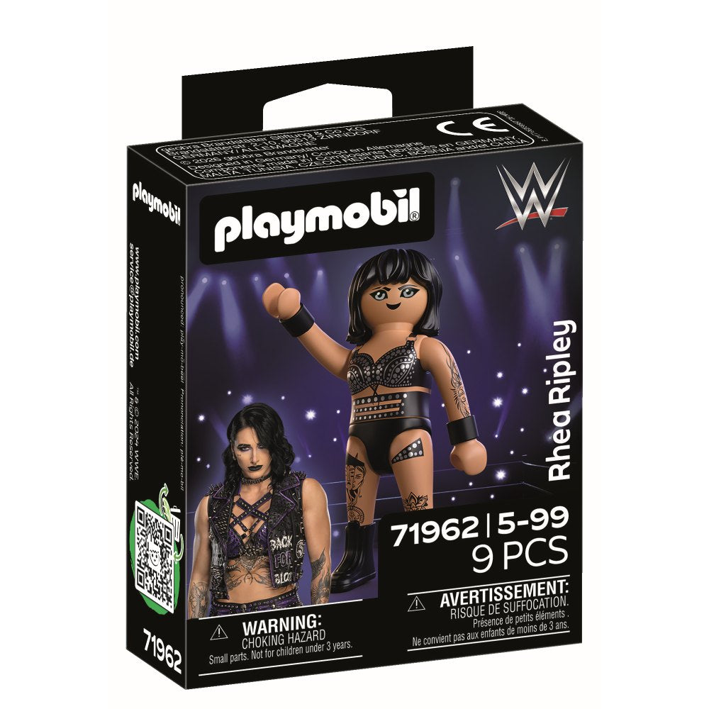 FIGURINA LUPTATOARE PROFESIONISTA RHEA RIPLEY - PLAYMOBIL WORLD WRESTLING ENTERTAINMENT (PM71962)