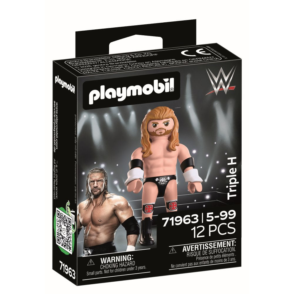 FIGURINA LUPTATOR PROFESIONIST TRIPLE H - PLAYMOBIL WORLD WRESTLING ENTERTAINMENT (PM71963)