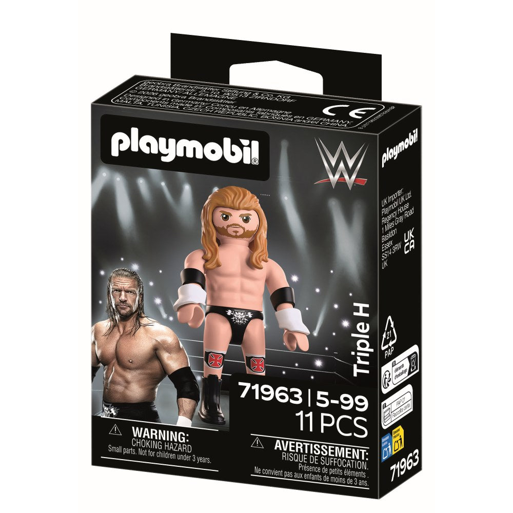 FIGURINA LUPTATOR PROFESIONIST TRIPLE H - PLAYMOBIL WORLD WRESTLING ENTERTAINMENT (PM71963)