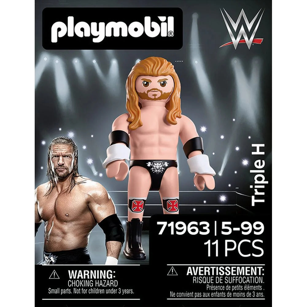 FIGURINA LUPTATOR PROFESIONIST TRIPLE H - PLAYMOBIL WORLD WRESTLING ENTERTAINMENT (PM71963)