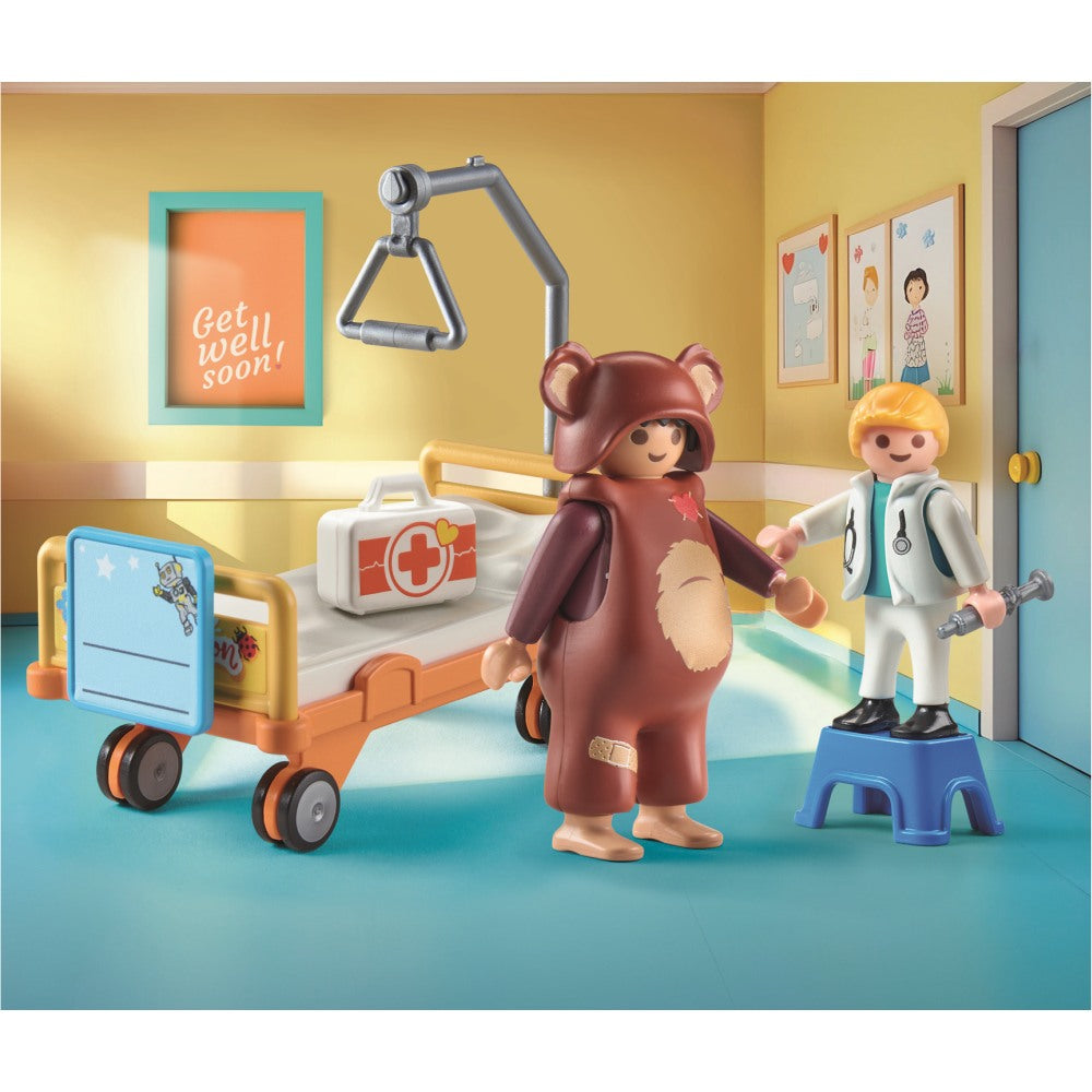 SET CADOU PACIENT LA SPITAL - PLAYMOBIL ACTION HEROES (PM71966)