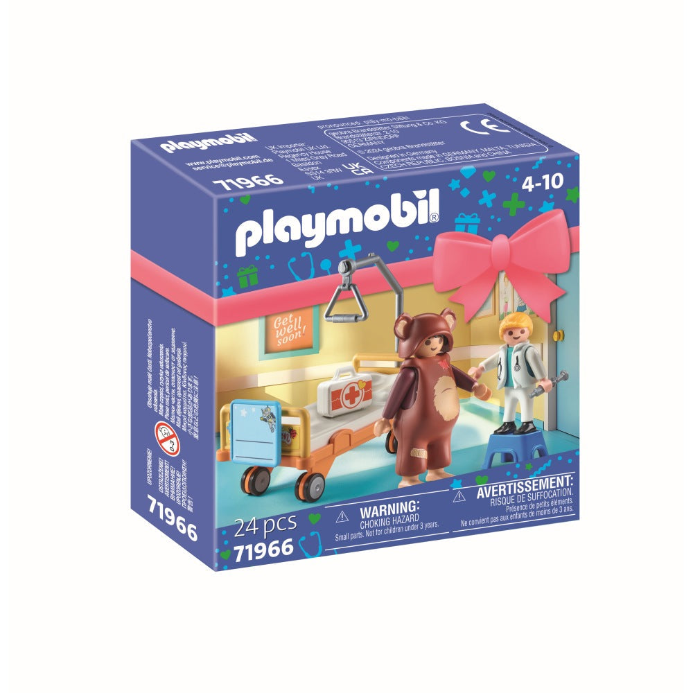 SET CADOU PACIENT LA SPITAL - PLAYMOBIL ACTION HEROES (PM71966)