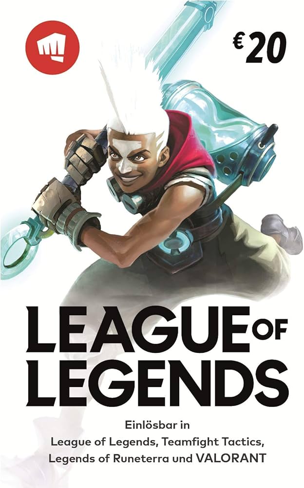 LEAGUE OF LEGENDS 20 EUR (PREPAID CARD RP) - OFFICIAL WEBSITE - MULTILANGUAGE - EU