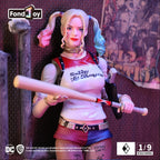 HARLEY QUINN - FONDJOY JUSTICE LEAGUE FIGURINE COLECTIBILE