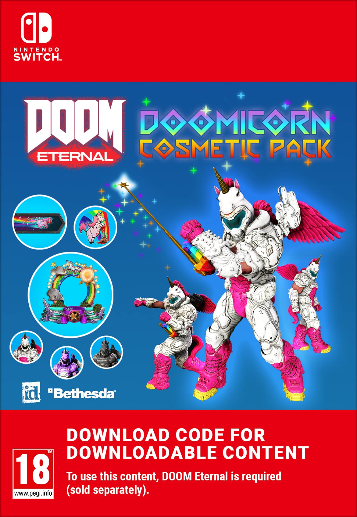 DOOM ETERNAL - DOOMICORN MASTER COLLECTION - NINTENDO SWITCH - MULTILANGUAGE - EU - Libelula Vesela - Jocuri video