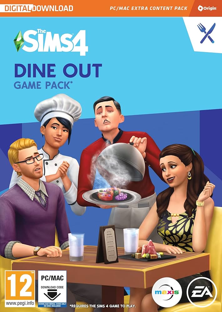 THE SIMS 4: DINE OUT - EXPANSION PACK - ORIGIN - PC - WORLDWIDE