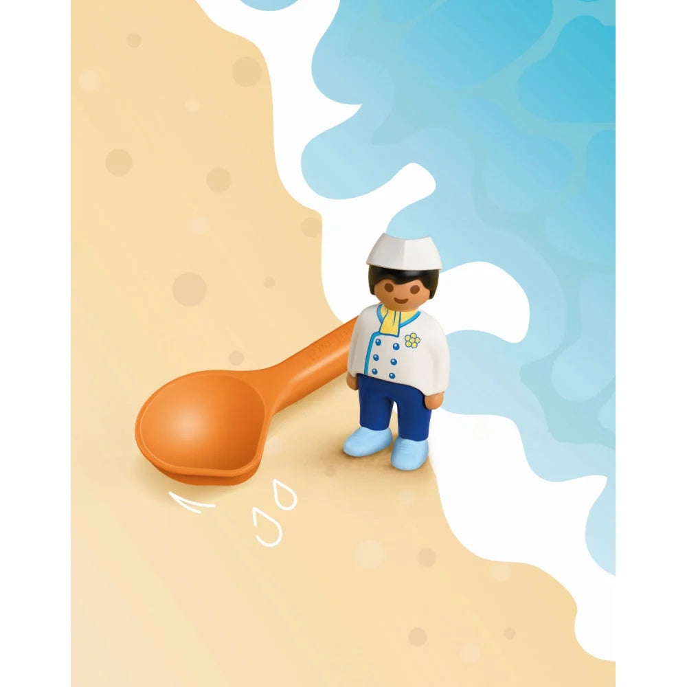 JUNIOR JUCARII DE NISIP PENTRU MICII BUCATARI - PLAYMOBIL JUNIOR - SAND (PM72005)