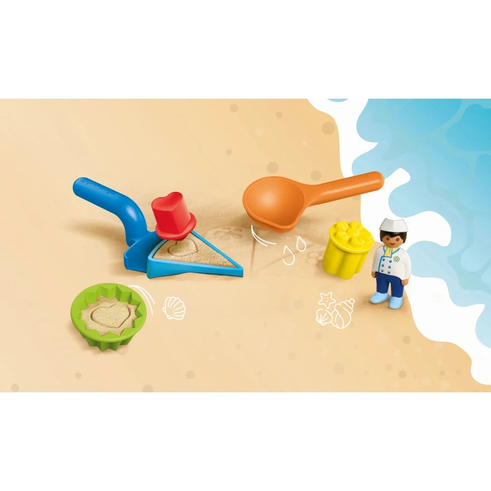 JUNIOR JUCARII DE NISIP PENTRU MICII BUCATARI - PLAYMOBIL JUNIOR - SAND (PM72005)