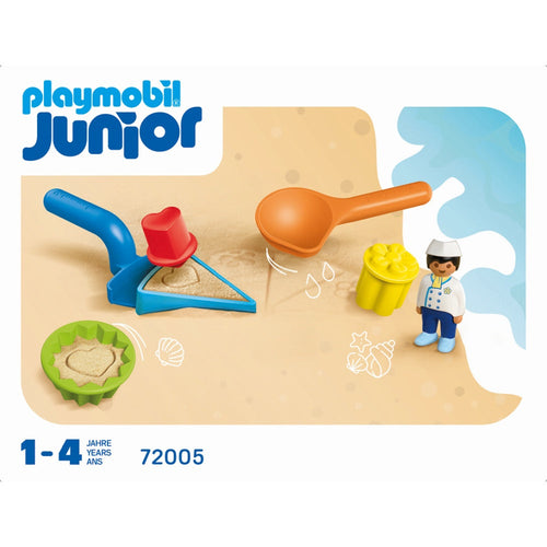 JUNIOR JUCARII DE NISIP PENTRU MICII BUCATARI - PLAYMOBIL JUNIOR - SAND (PM72005)
