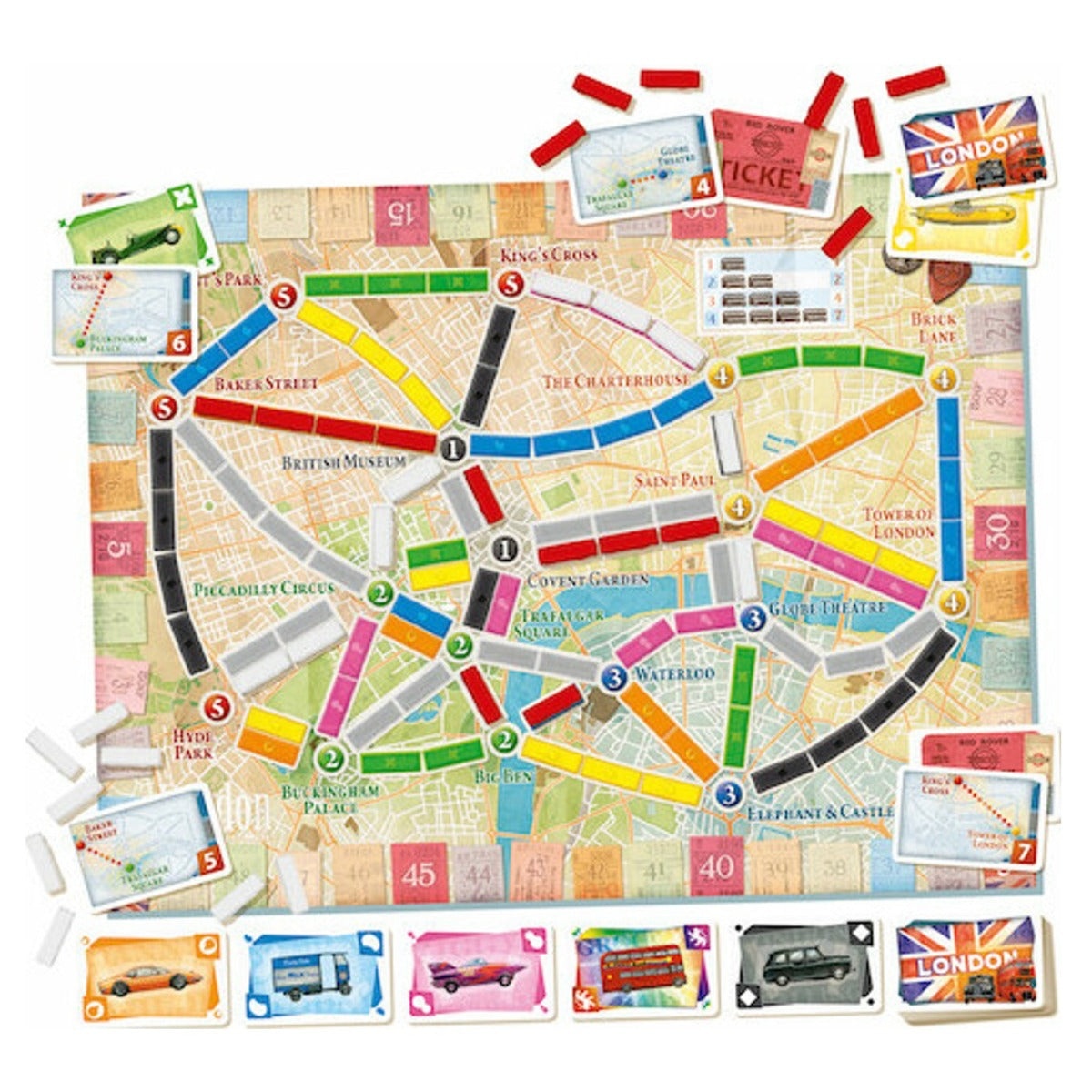 TICKET TO RIDE LONDON BOARD GAME, ENGLISH LANGUAGE - DAYS OF WONDER (720061)