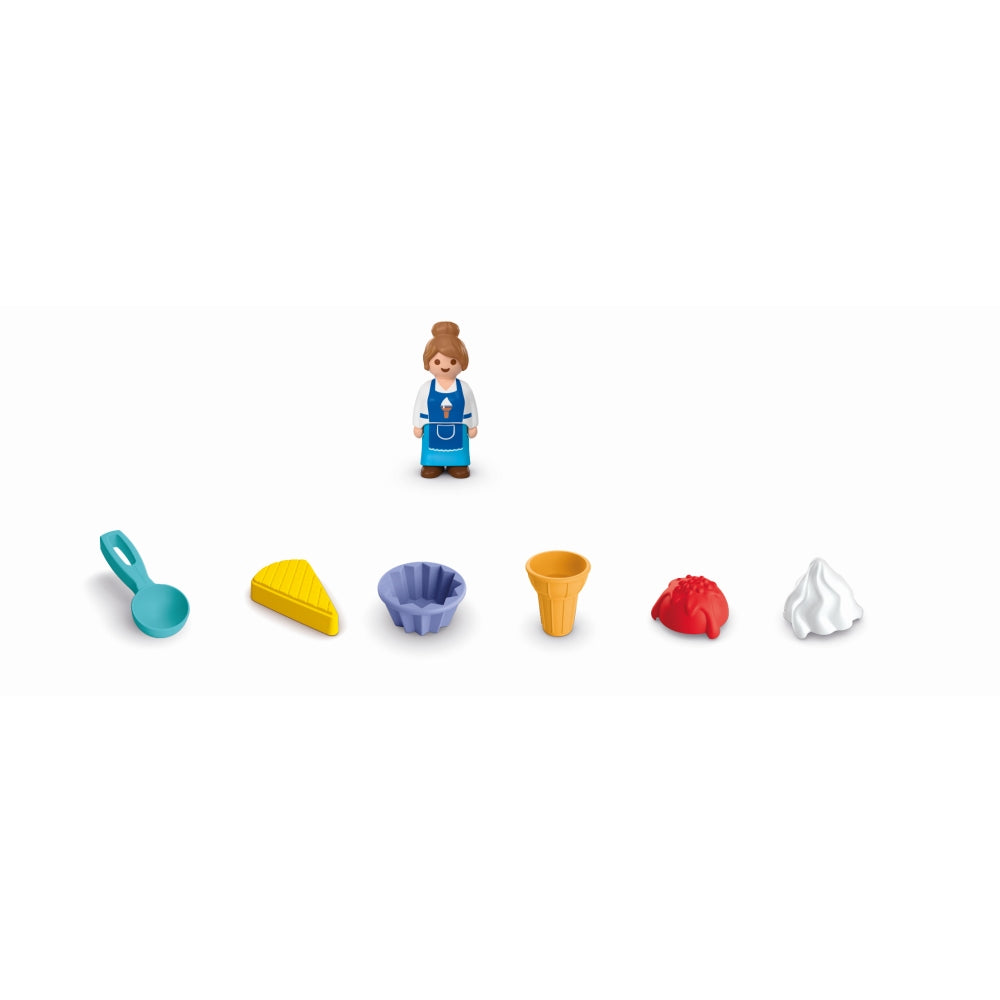 JUNIOR JUCARII DE NISIP PENTRU PASIONATII DE INGHETATA - PLAYMOBIL JUNIOR - SAND (PM72006)