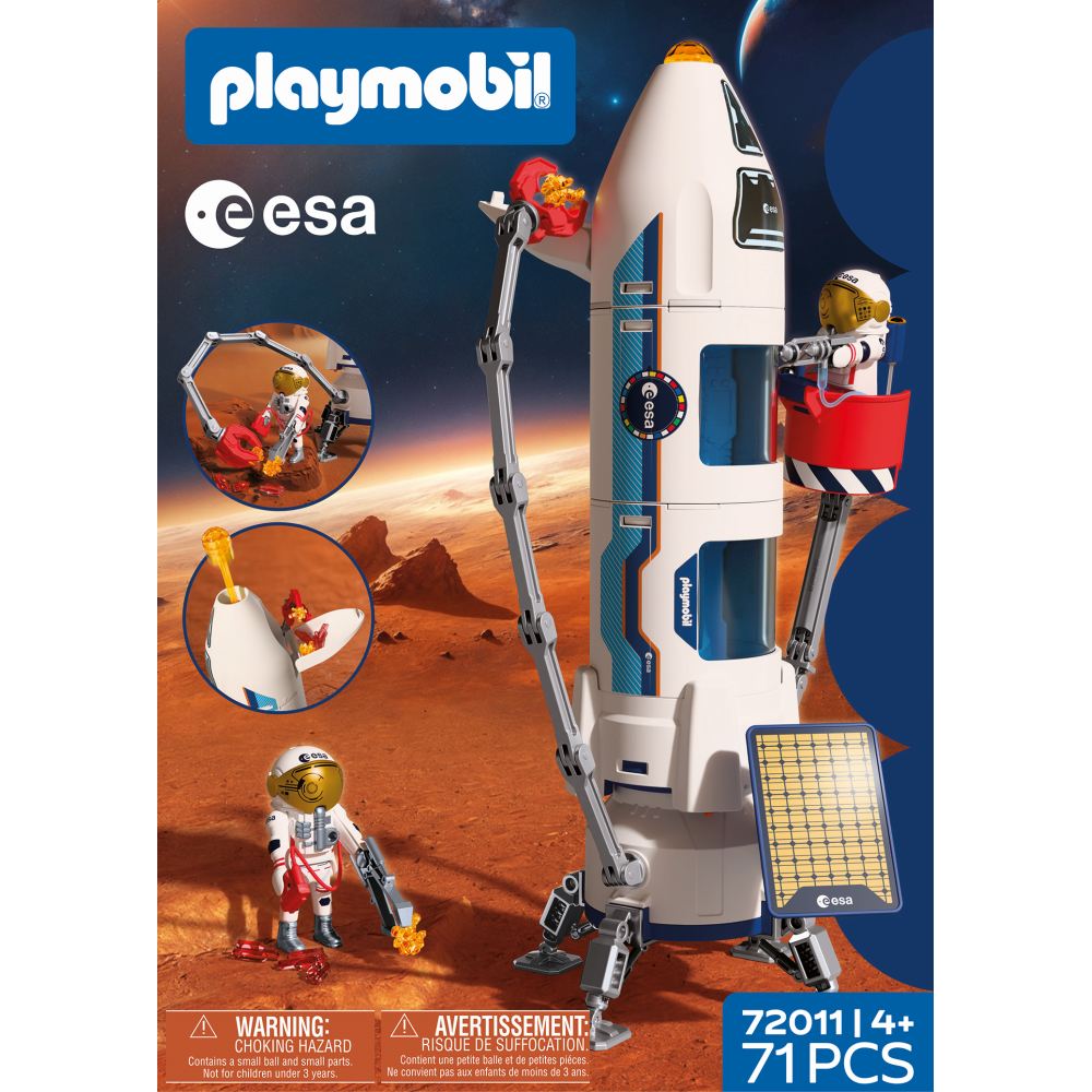 ESA RACHETA SPATIALA PENTRU EXPLORAREA PLANETEI MARTE - PLAYMOBIL ACTION HEROES - SPACE (PM72011)