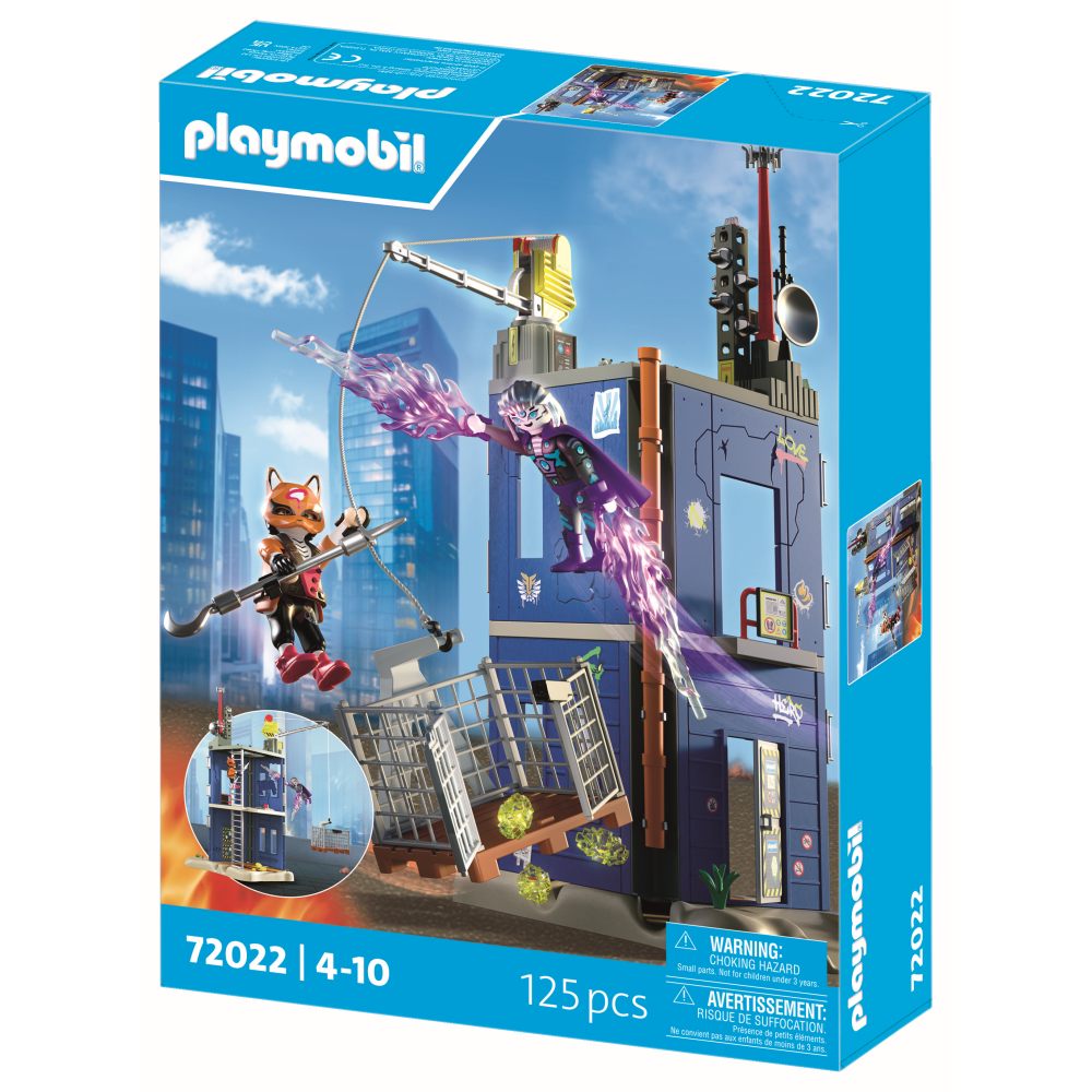 JUCARIE DE ROL ATAC ASUPRA TURNUL EROILOR - PLAYMOBIL ACTION HEROES - PM HEROES (PM72022)