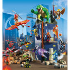 JUCARIE DE ROL ATAC ASUPRA TURNUL EROILOR - PLAYMOBIL ACTION HEROES - PM HEROES (PM72022)
