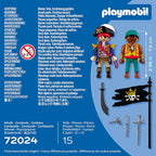 SET 2 FIGURINE PIRATI - PLAYMOBIL (PM72024)