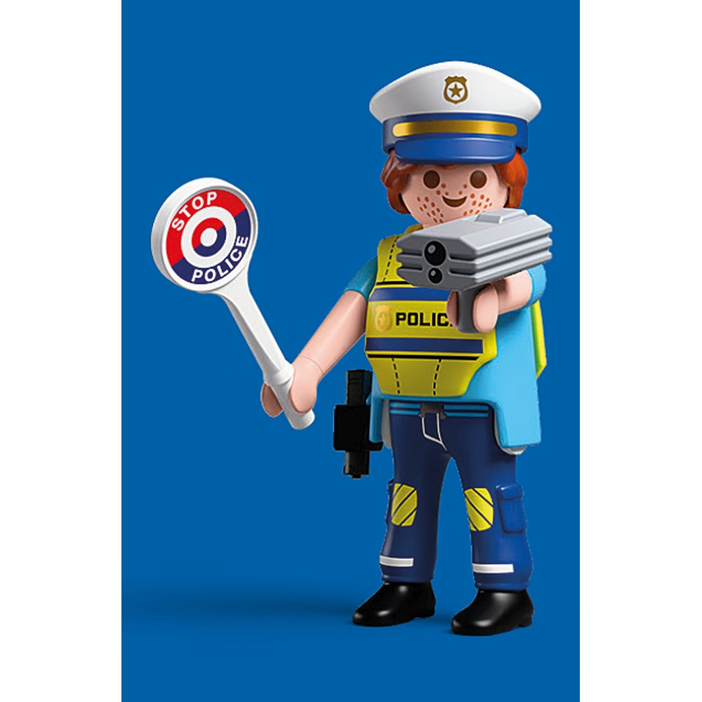 FIGURINA POLITIST CU RADAR - PLAYMOBIL (PM72029)