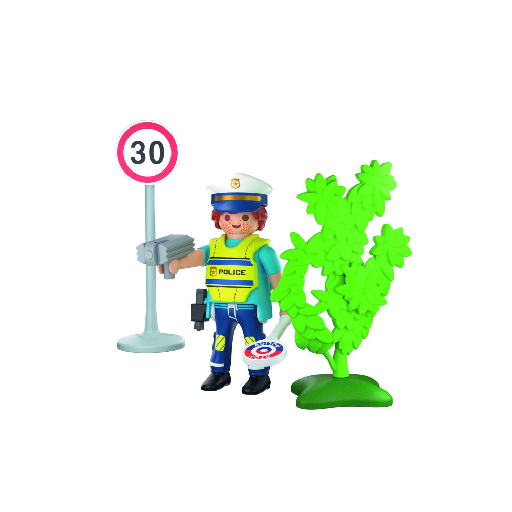 FIGURINA POLITIST CU RADAR - PLAYMOBIL (PM72029)