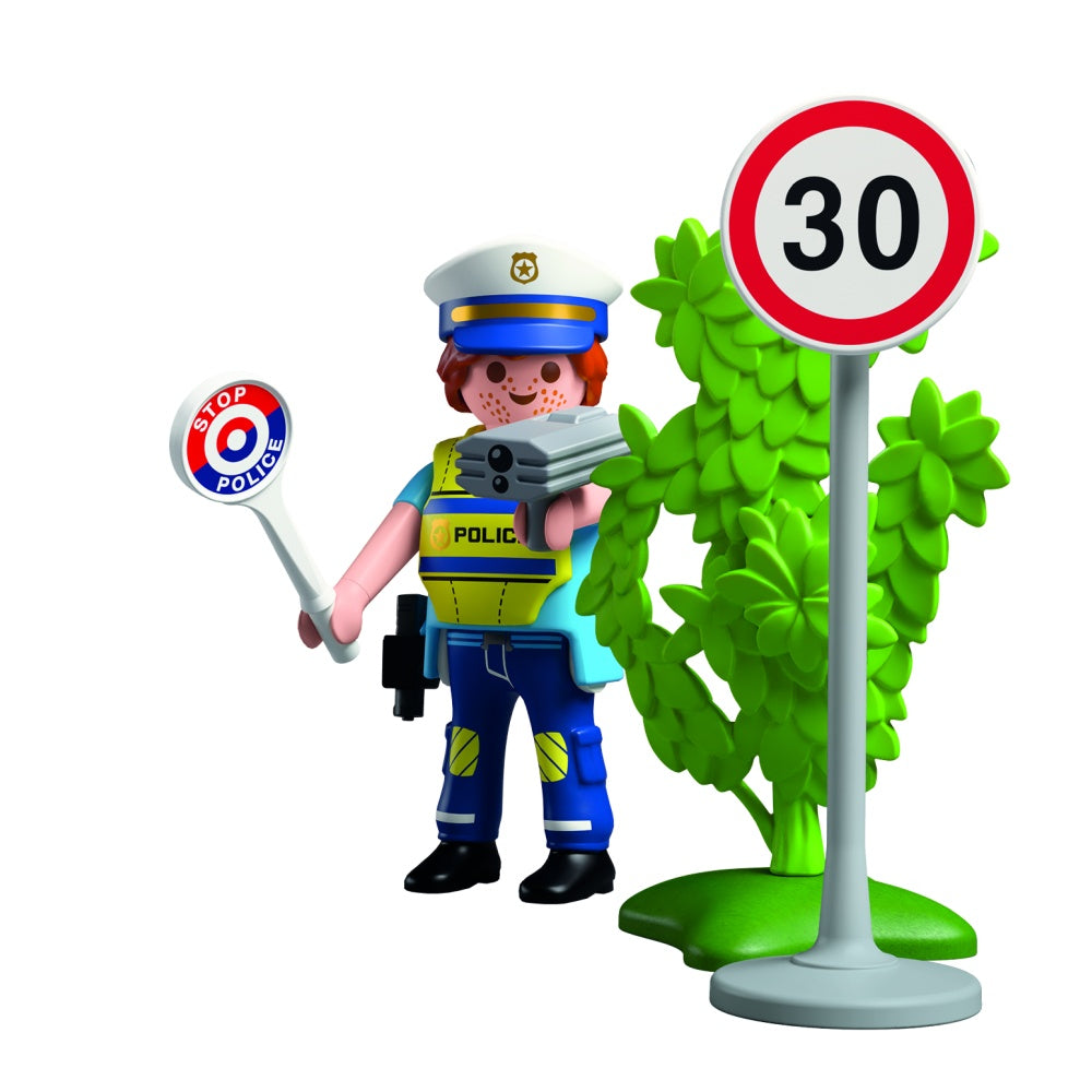 FIGURINA POLITIST CU RADAR - PLAYMOBIL (PM72029)