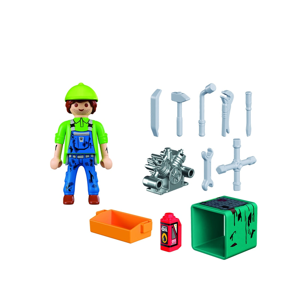 FIGURINA MECANIC CU ACCESORII - PLAYMOBIL (PM72031)