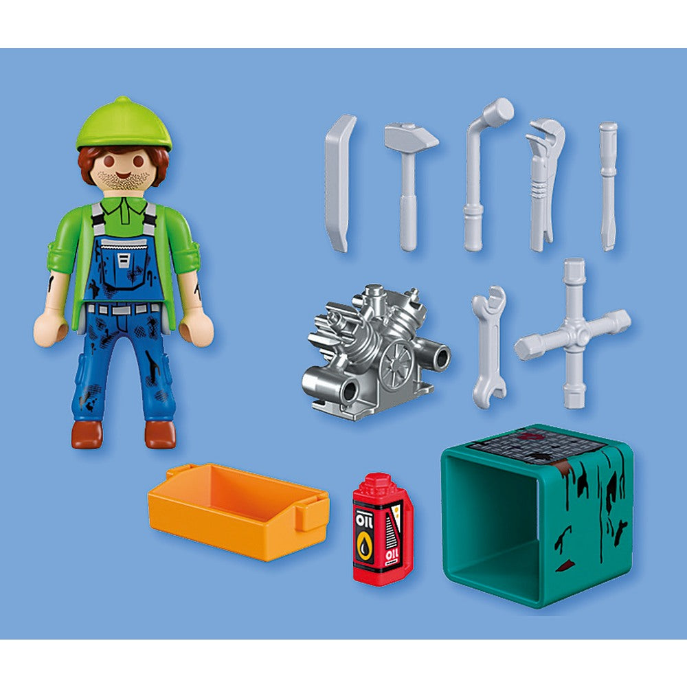 FIGURINA MECANIC CU ACCESORII - PLAYMOBIL (PM72031)