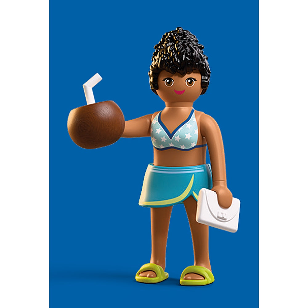 FIGURINA FEMEIE IN VACANTA LA PLAJA - PLAYMOBIL (PM72032)