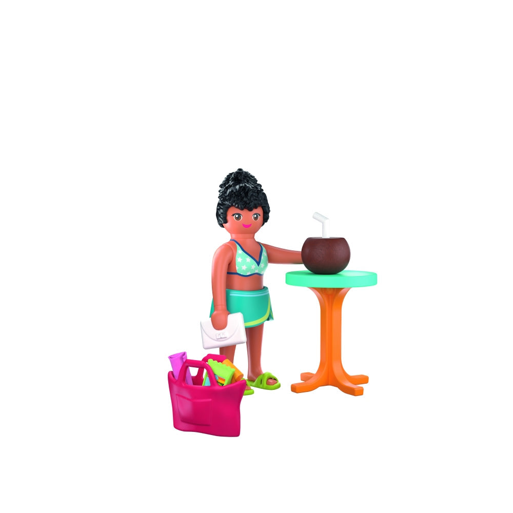 FIGURINA FEMEIE IN VACANTA LA PLAJA - PLAYMOBIL (PM72032)