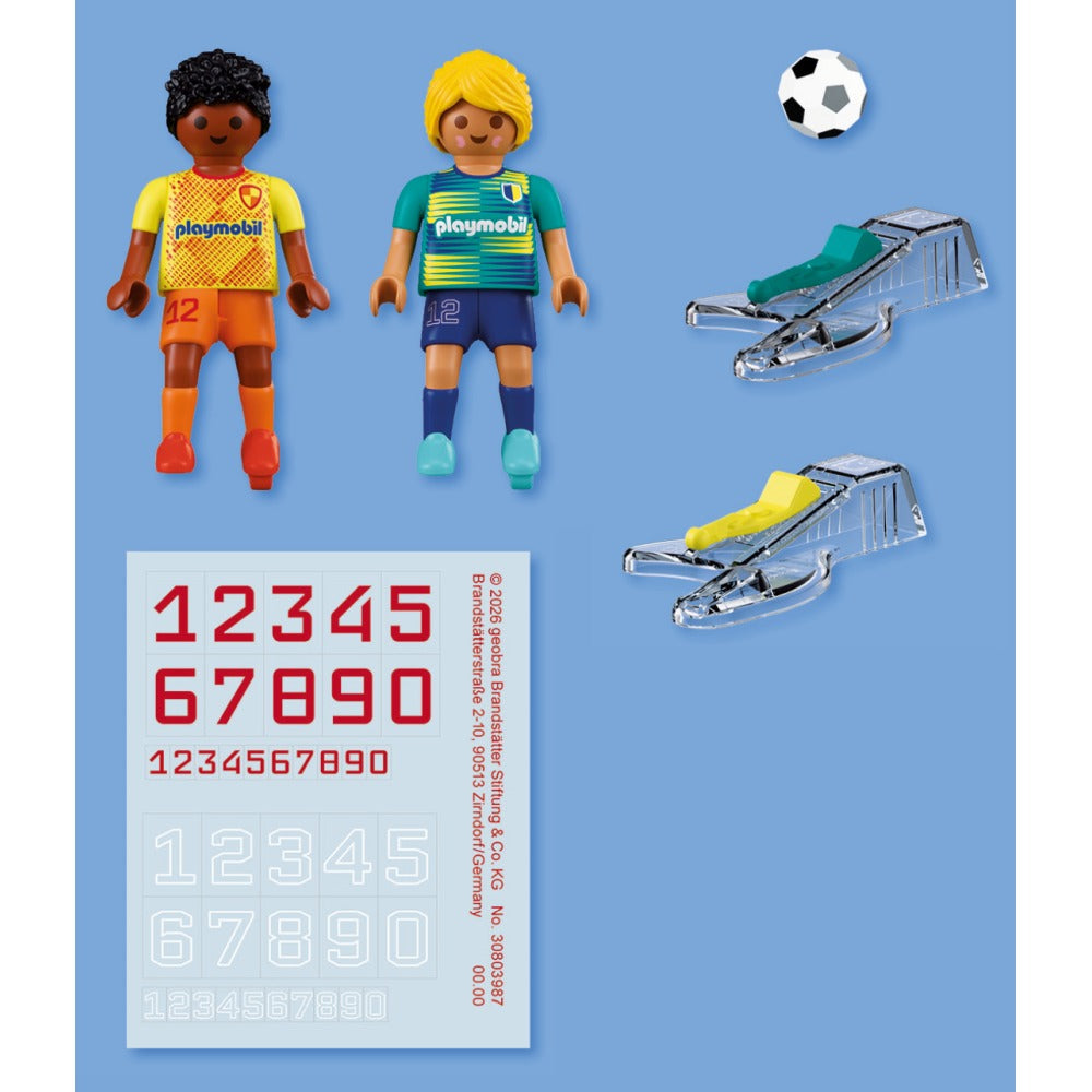 JUCARIE DE ROL SET 2 FOTBALISTI - PLAYMOBIL MY LIFE - SOCCER (PM72058)