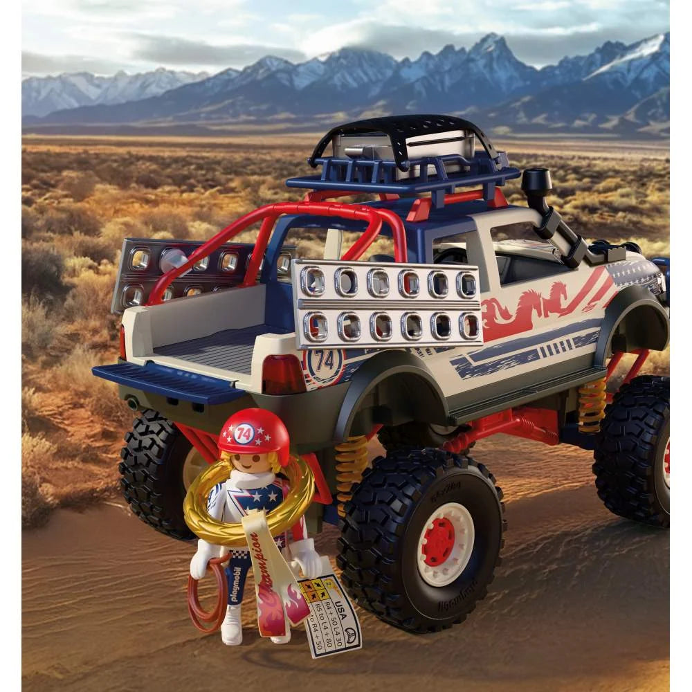 CAMION OFF ROAD PENTRU AVENTURA SI EXPLORARE - PLAYMOBIL CARS COLLECTION - OFFROAD (PM72061)