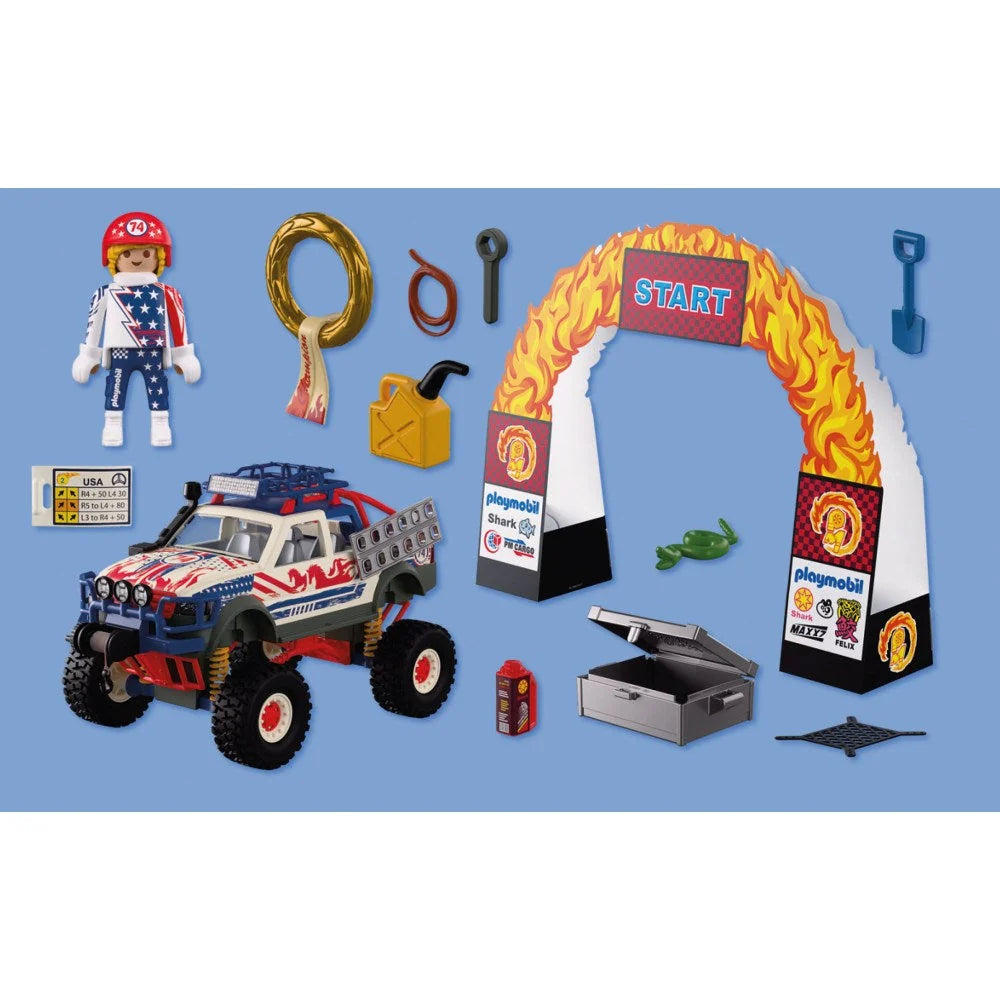 CAMION OFF ROAD PENTRU AVENTURA SI EXPLORARE - PLAYMOBIL CARS COLLECTION - OFFROAD (PM72061)