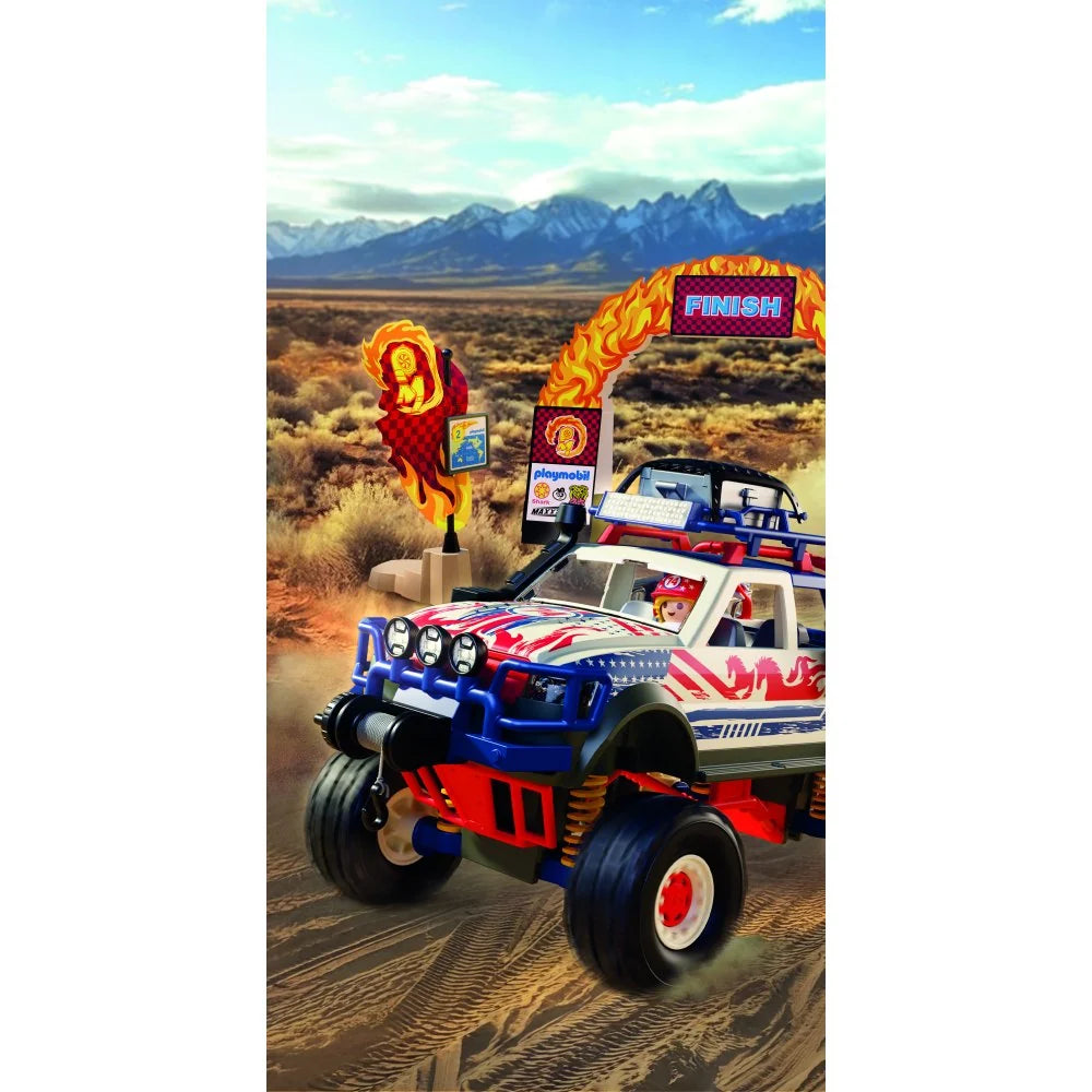 CAMION OFF ROAD PENTRU AVENTURA SI EXPLORARE - PLAYMOBIL CARS COLLECTION - OFFROAD (PM72061)