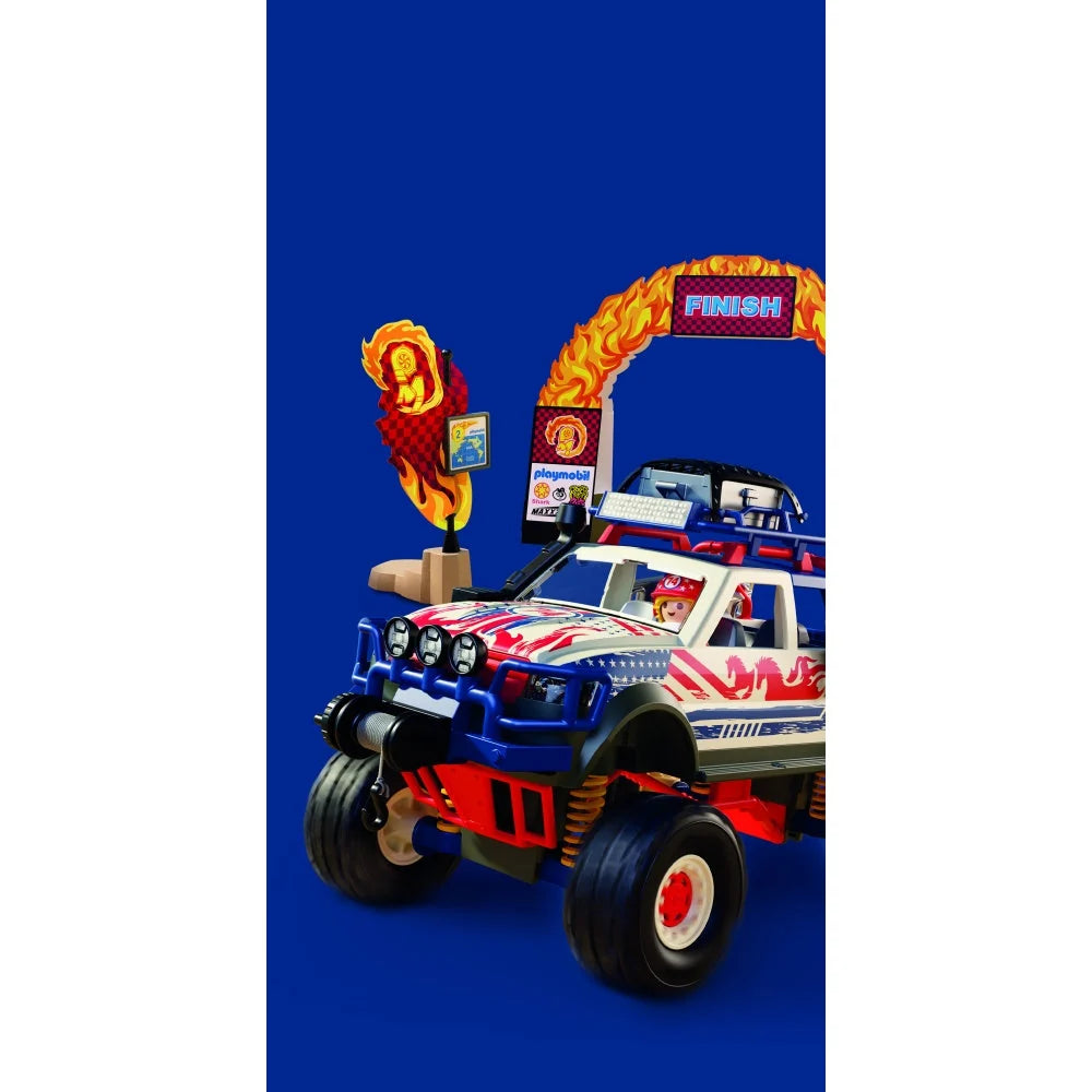 CAMION OFF ROAD PENTRU AVENTURA SI EXPLORARE - PLAYMOBIL CARS COLLECTION - OFFROAD (PM72061)