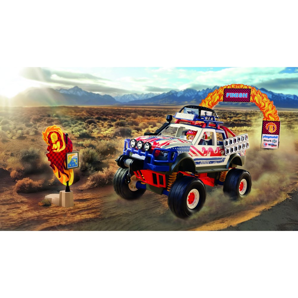 CAMION OFF ROAD PENTRU AVENTURA SI EXPLORARE - PLAYMOBIL CARS COLLECTION - OFFROAD (PM72061)