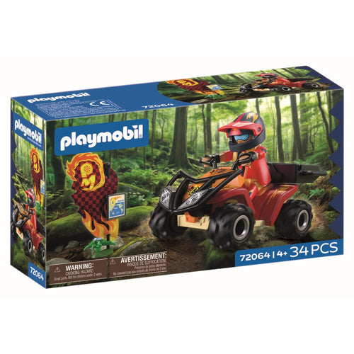 QUAD OFF ROAD PENTRU AVENTURA SI EXPLORARE - PLAYMOBIL CARS COLLECTION - OFFROAD (PM72064)