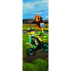 MOTOCICLETA OFF ROAD PENTRU AVENTURA SI EXPLORARE - PLAYMOBIL CARS COLLECTION - OFFROAD (PM72065)