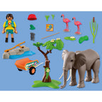 PROMO PACK INGRIJITOR ZOO CU ELEFANT - PLAYMOBIL (PM72068)
