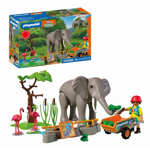 Promo Pack Ingrijitor zoo cu elefant