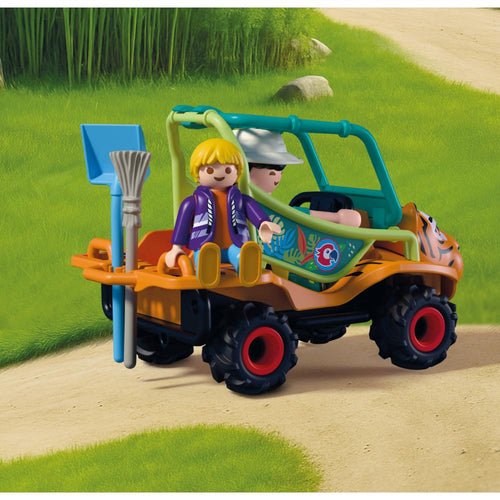 JUCARIE DE ROL INGRIJITOR ZOO CU VEHICUL - PLAYMOBIL MY LIFE - ANIMALS & FRIENDS (PM72072)