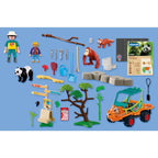 JUCARIE DE ROL INGRIJITOR ZOO CU VEHICUL - PLAYMOBIL MY LIFE - ANIMALS & FRIENDS (PM72072)