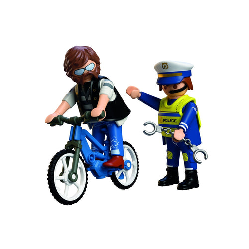 JUCARIE DE ROL PRINDEREA HOTULUI DE BICICLETE - PLAYMOBIL (PM72076)