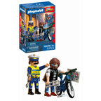 Jucarie de rol Playmobil Prinderea hotului de biciclete
