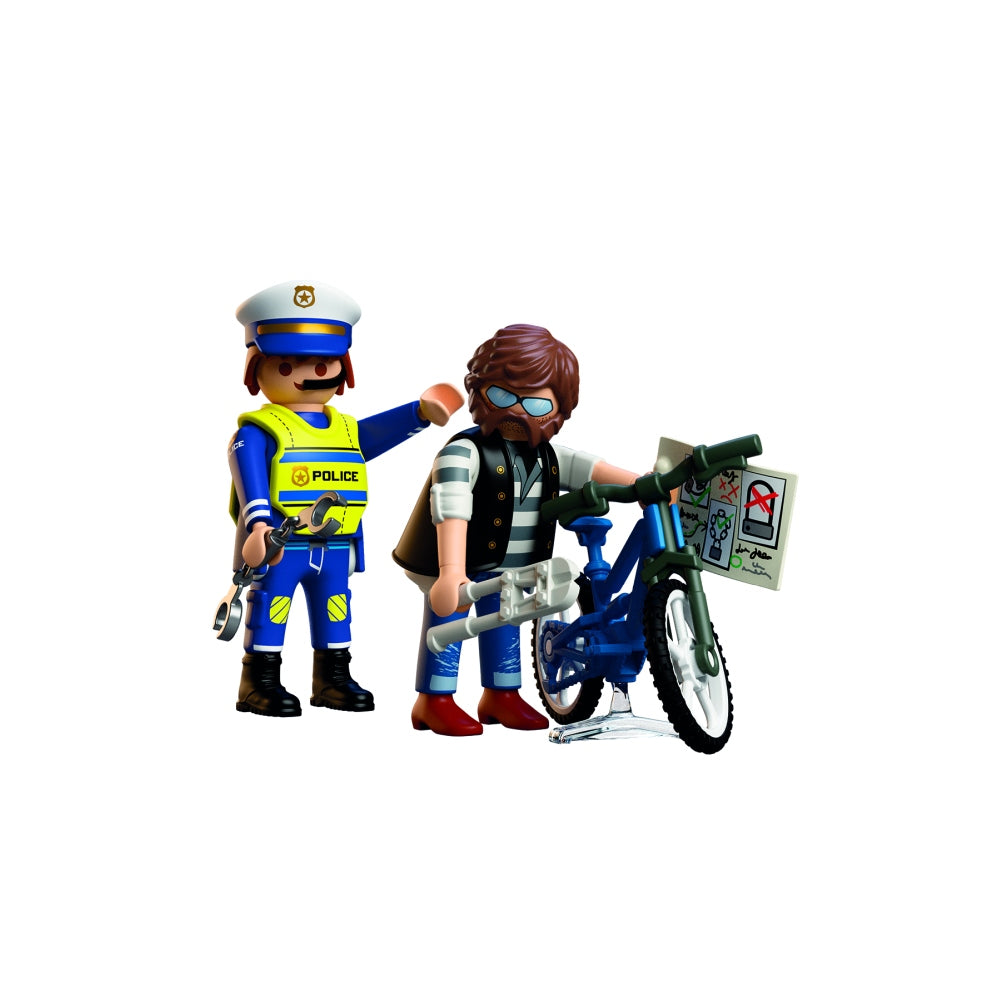 JUCARIE DE ROL PRINDEREA HOTULUI DE BICICLETE - PLAYMOBIL (PM72076)