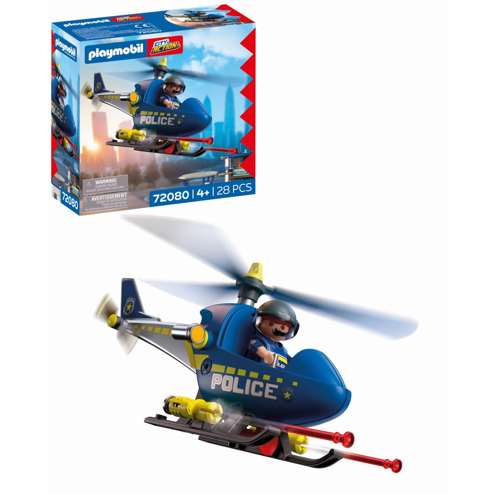 Jucarie de rol Playmobil Elicopter de politie