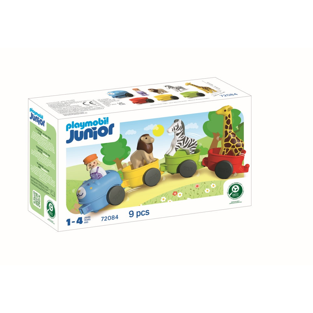 JUNIOR TRENULET CU ANIMALE - PLAYMOBIL JUNIOR (PM72084)