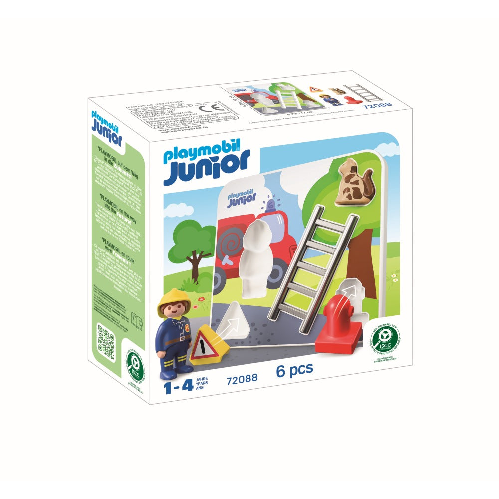 JUNIOR PUZZLE-UL POMPIERULUI - PLAYMOBIL JUNIOR (PM72088)